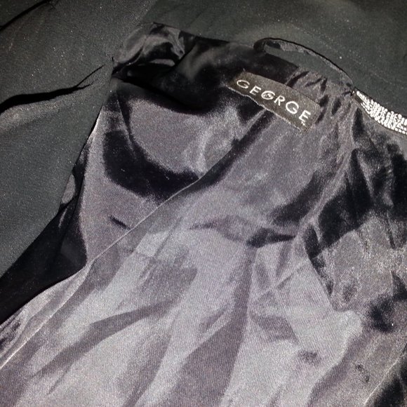 GEORGE BLAZER JACKET SIZE 7/8 BLACK - Picture 5 of 6